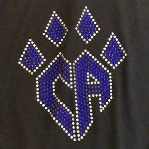 Cheer athletics Bedazzled paw jacket